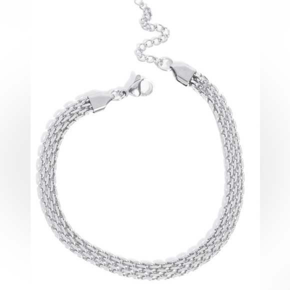 Chained Constitution - Silver Bracelet - Picture 2 of 3